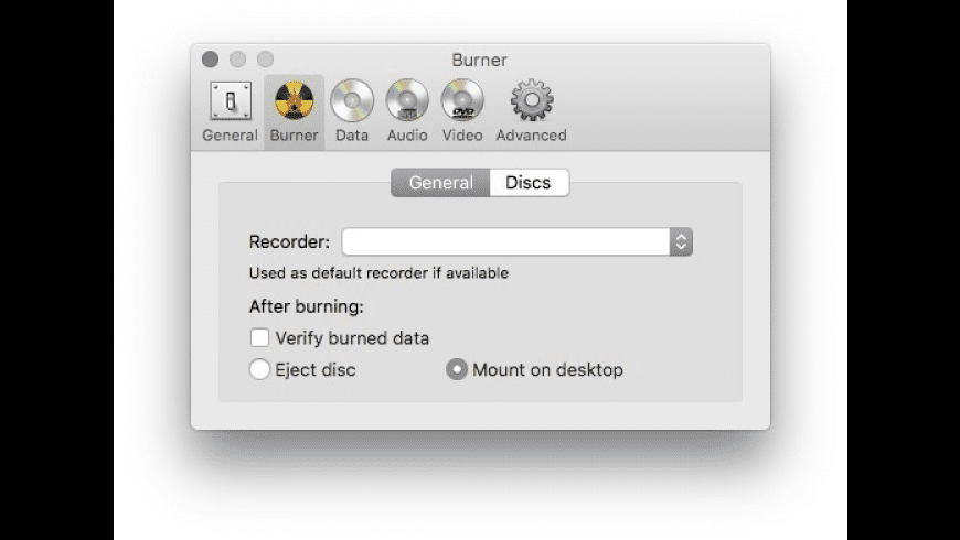 Mac Disc Utility App